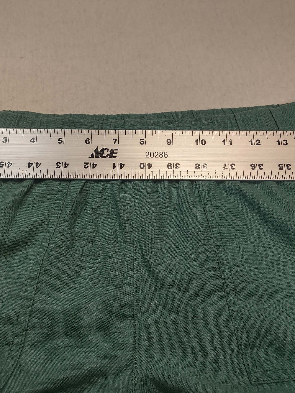 NWT J.Crew Beautifully Seaside Shorts| Linen Cotton Blend Oversized| Green| XS - Picture 8 of 9